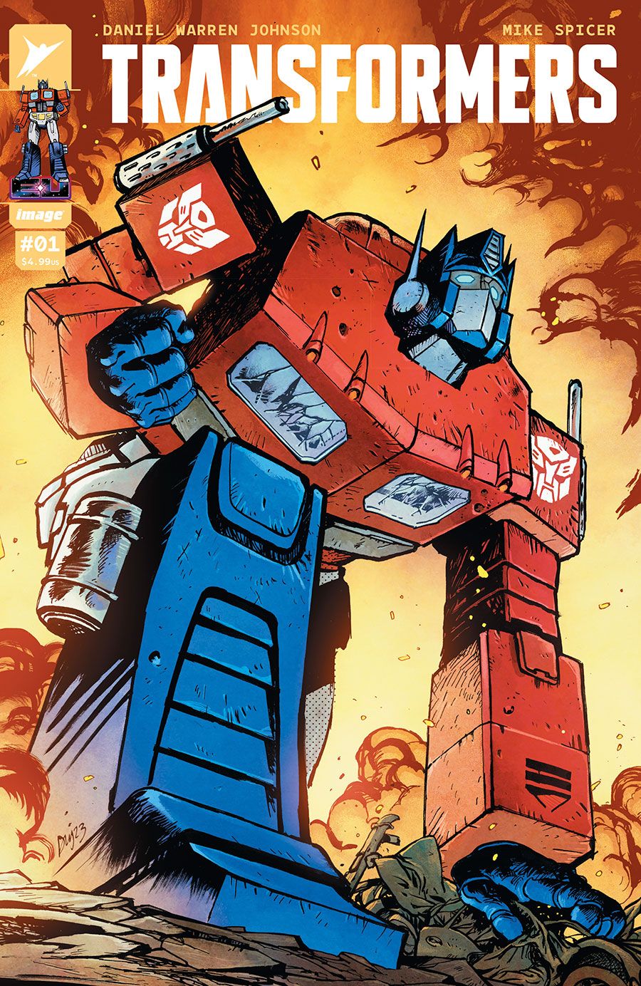 Daniel Warren Johnson Gets To Play With Some Cool Toys in Transformers #1