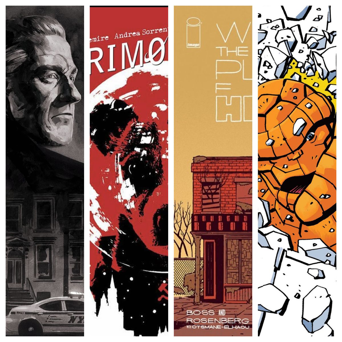 #Screenshot Reviews-- Newburn #1, Primordial #2, What's The Furthest Place From Here #1, and The Thing #1