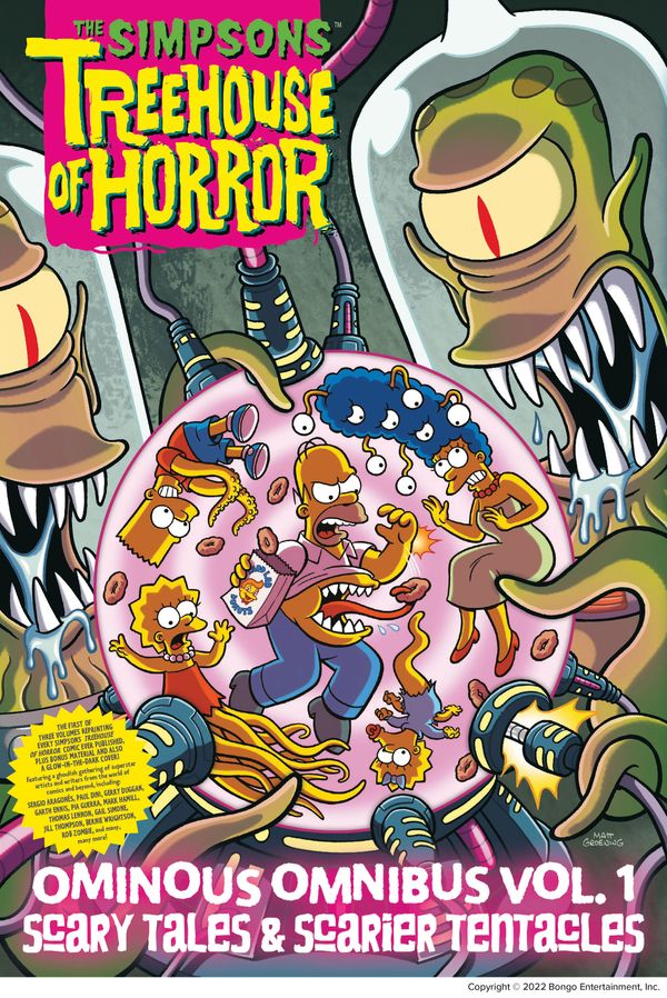 Simpsons Comics Return with Treehouse of Horror Ominous Omnibus Volume 1 - Scary Tales and Scarier Tentacles
